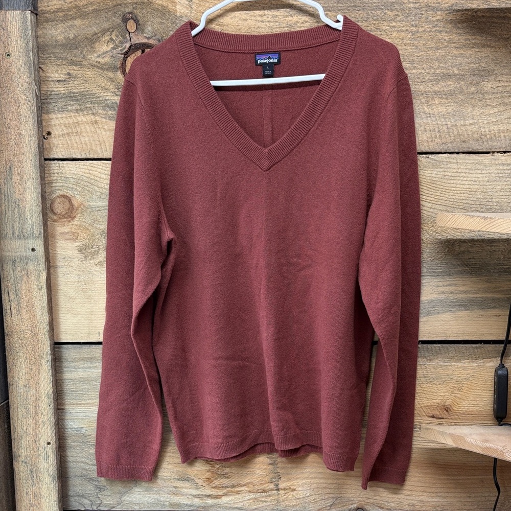 Patagonia Recycled Cashmere V-Neck Sweater